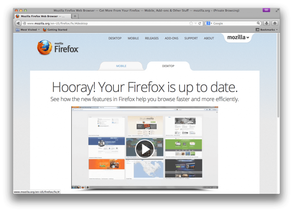 Firefox for mac os